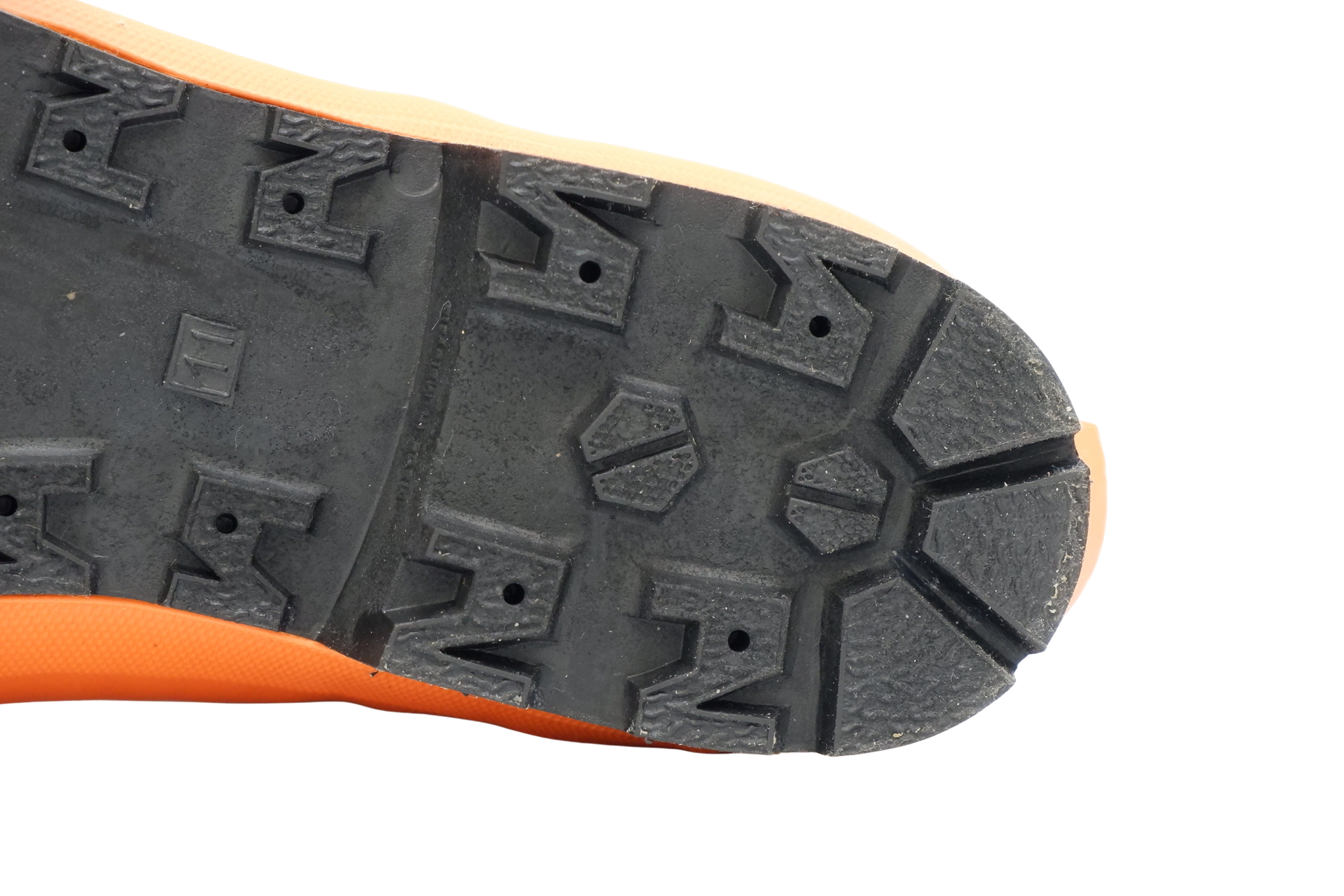 Steel Toe Forestry Boots with Chemical-Resistant NBR Lug Sole and Ice Stud Compatibility, Sizes 9 to 13