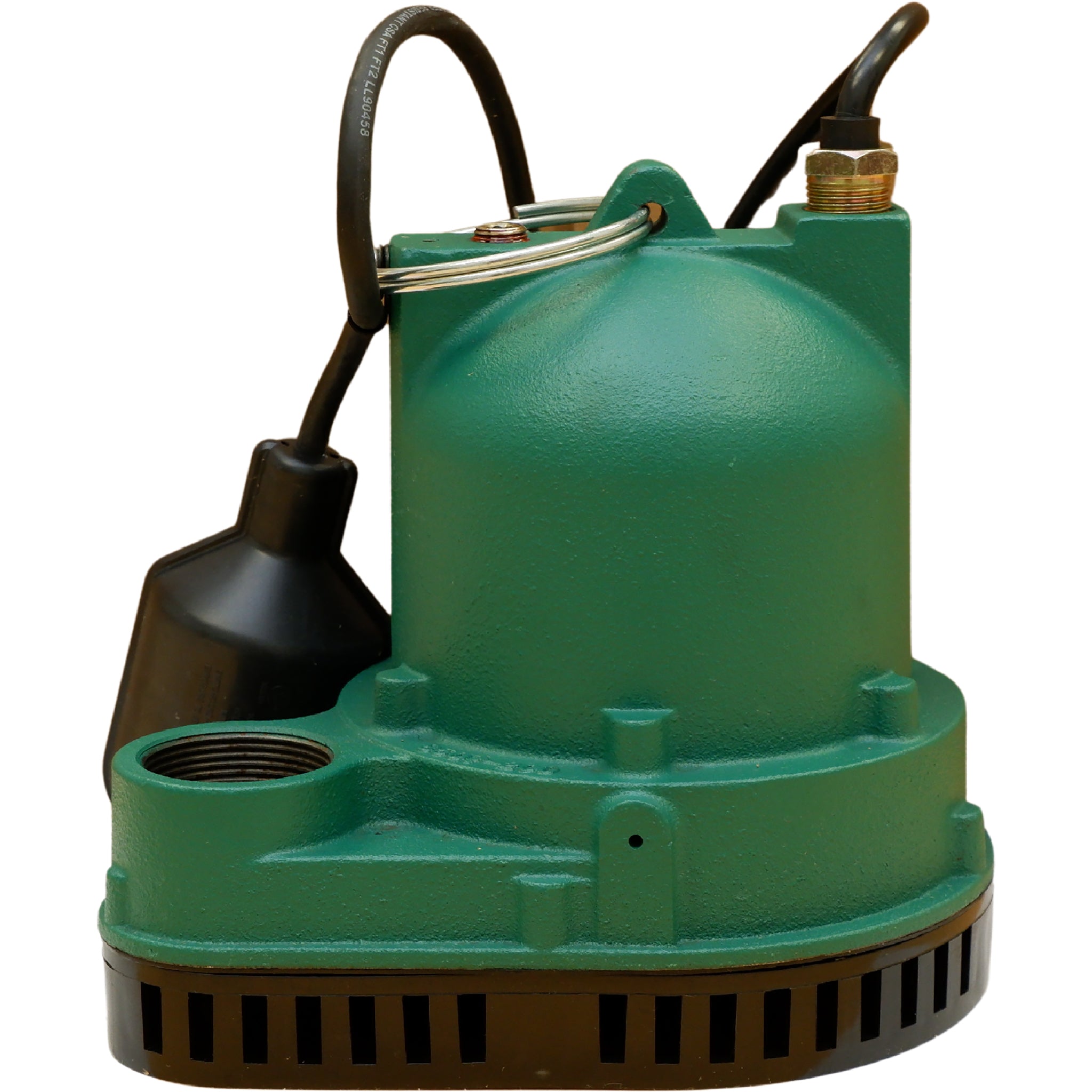 Hydromatic WA1 10 Submersible Sump Pump, 3/10 HP, 38 GPM, 120V, Cast Iron, Wide Angle Float Switch, Oil-Filled Motor, 1-1/2" NPT Discharge, CSA Listed