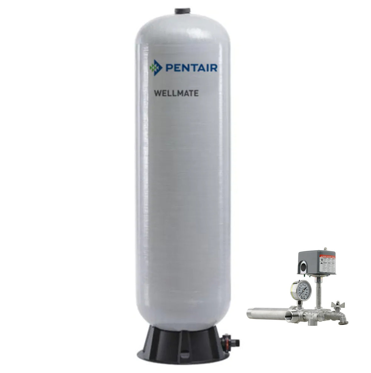 WellMate WM-12 Composite Pressure Tank – 40.3 Gallon Corrosion-Resistant Water Tank, 1" NPT, 125 PSI