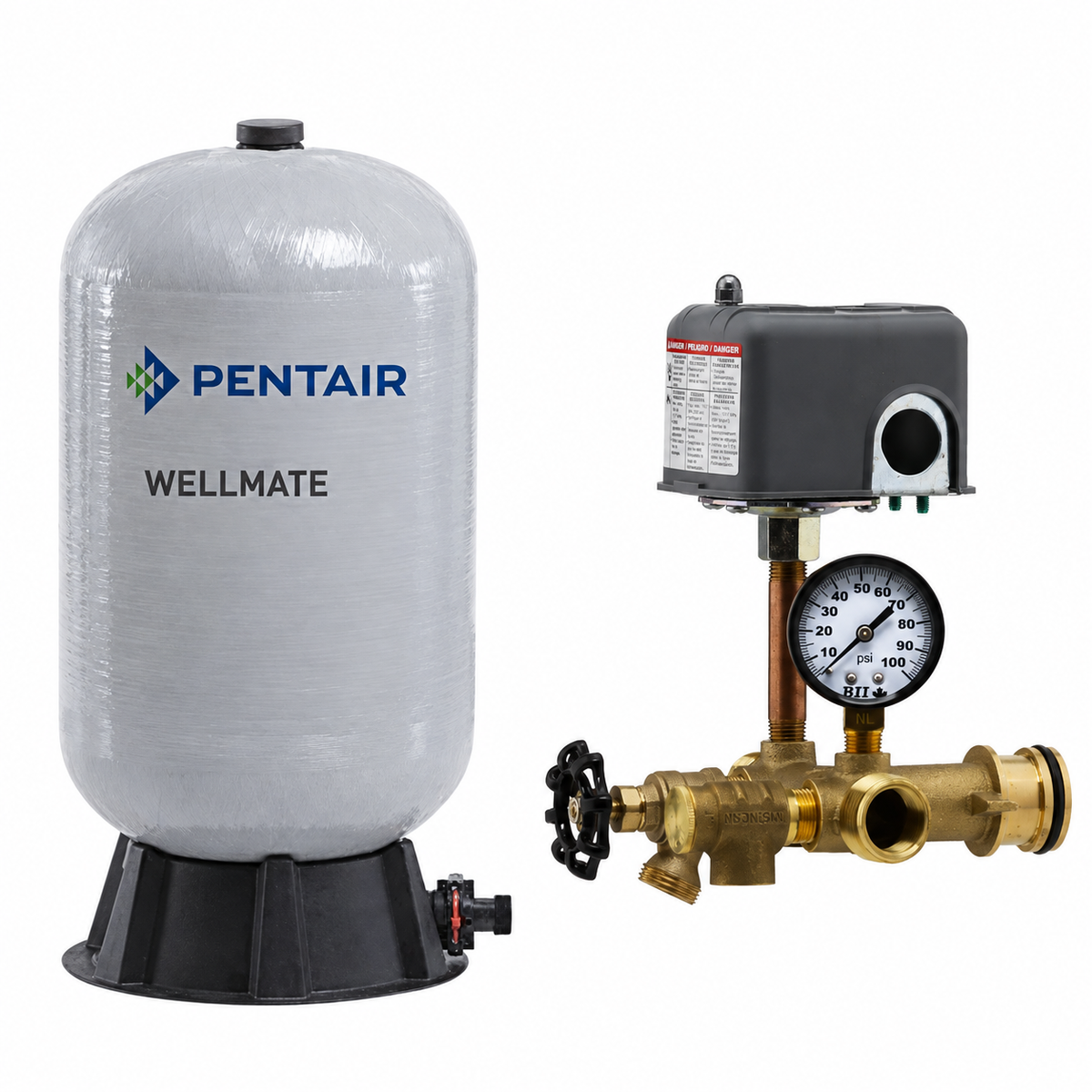 WellMate WM-6 Composite Pressure Tank 19.6 Gallon with Tank Installation Kit