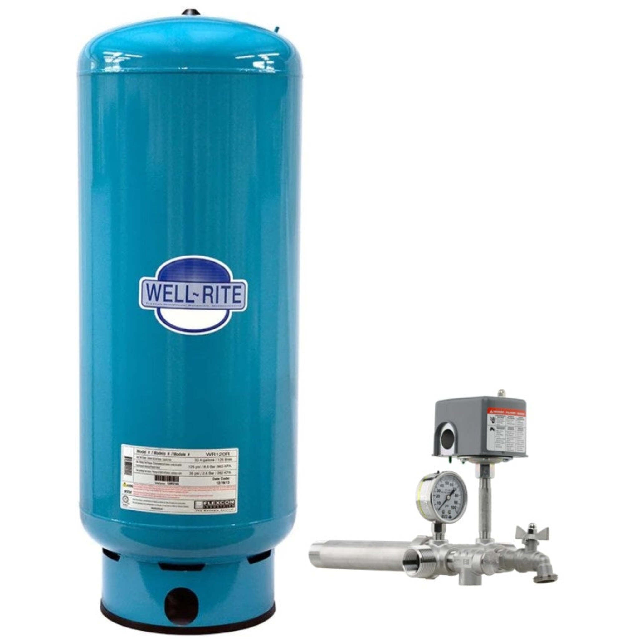 33.4 Gallon, 125 PSI, 1" NPT