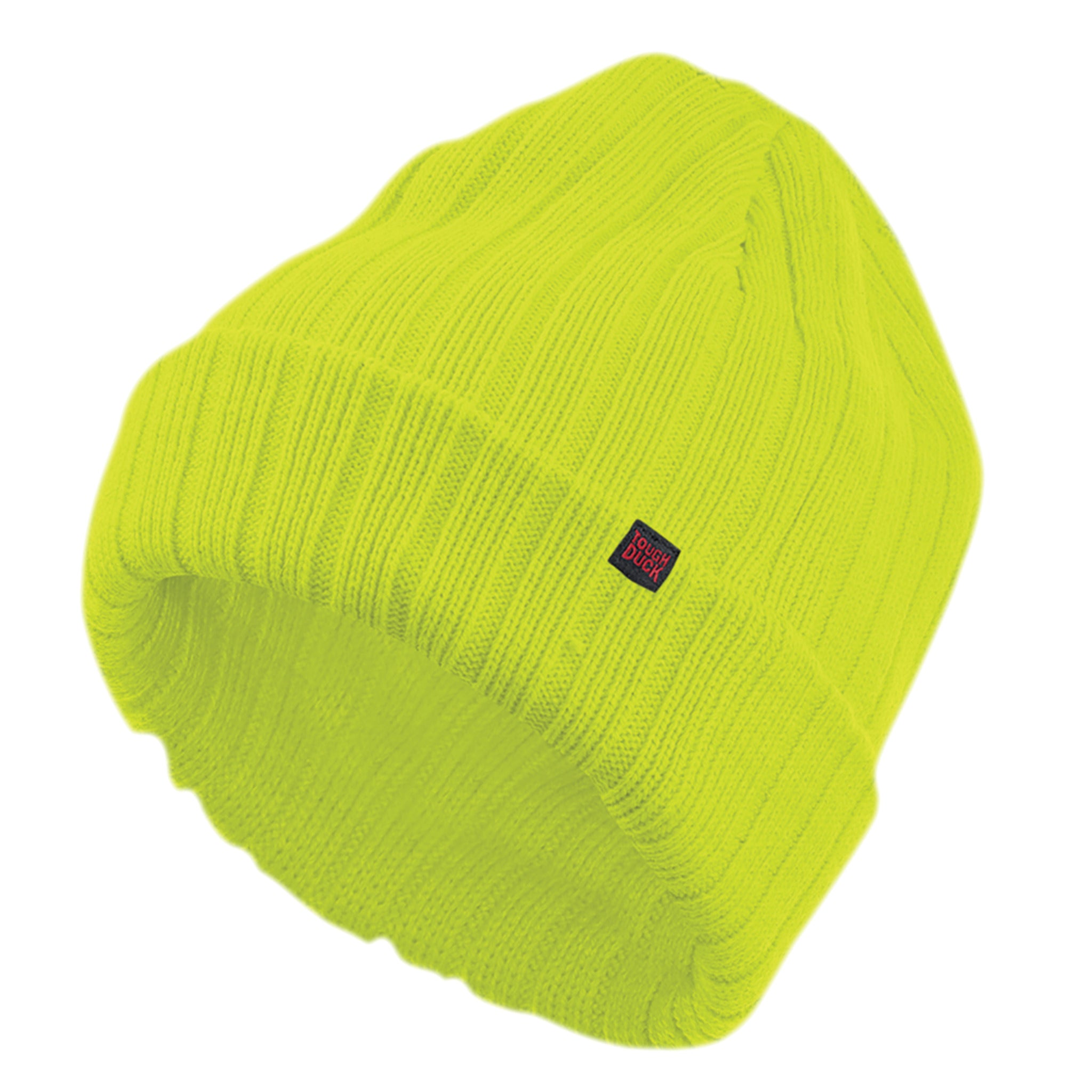 Yellow Heavyweight 4x2 Acrylic Rib Toque for Cold Weather Work