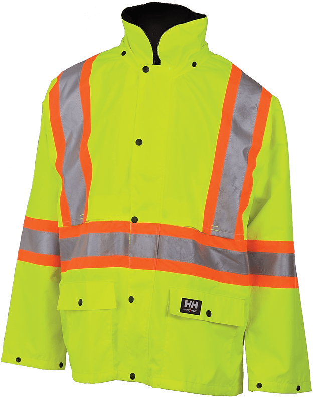 Helly Hansen Waverly 70620 Packable Hi-Vis Rain Suit | Waterproof CSA Class 3 Storm Jacket & Pants with Helly Tech® Protection