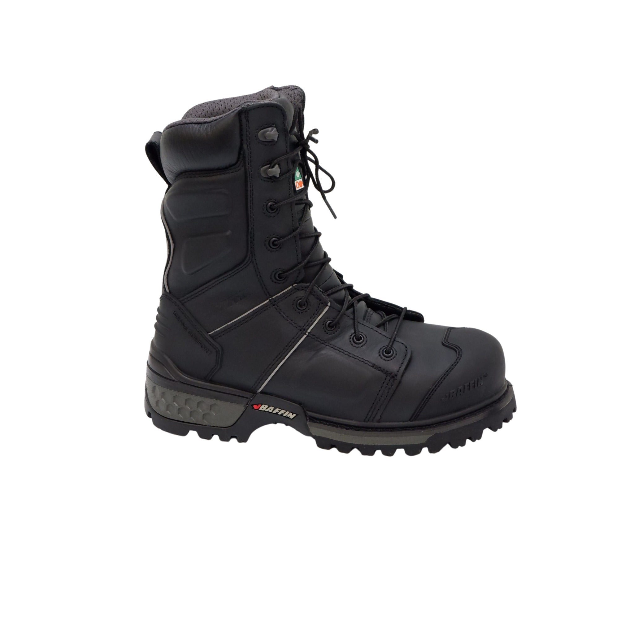 Baffin Monster 8 men's waterproof composite toe safety work boots.