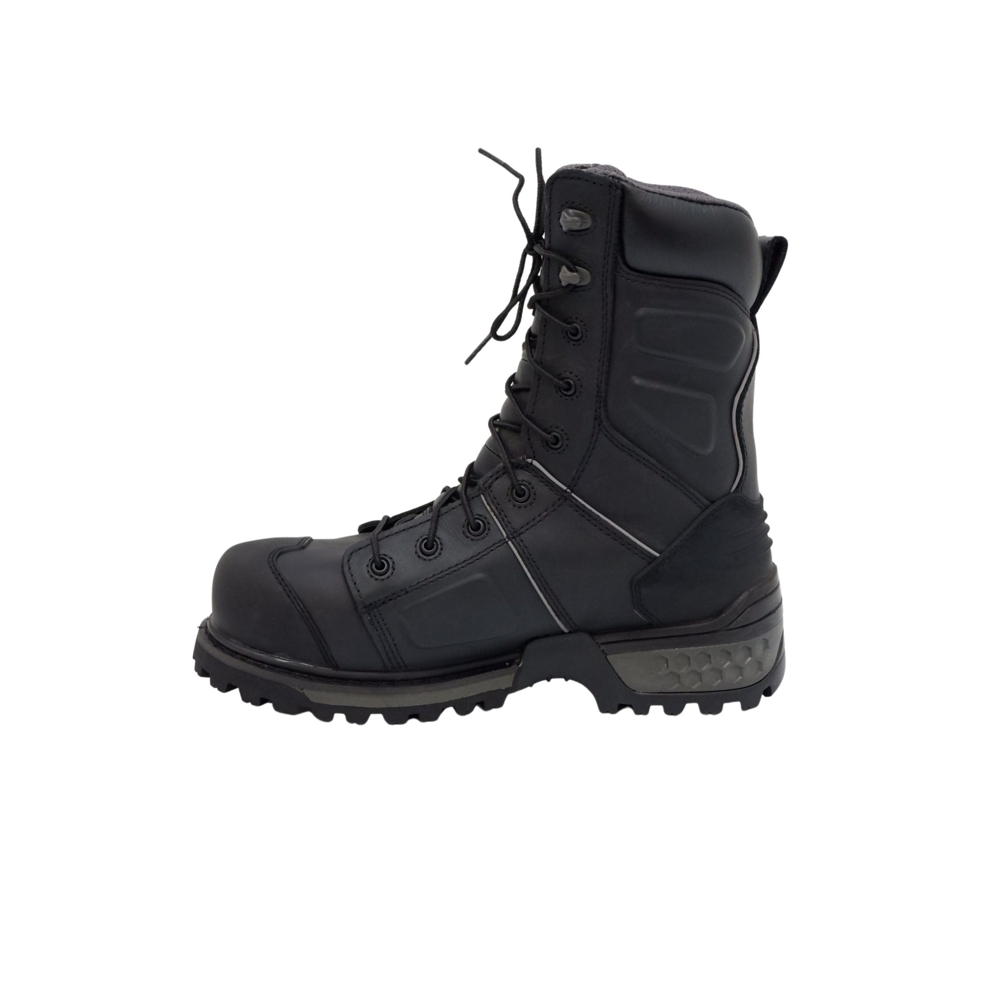 Angled pair of Baffin Monster 8 waterproof work boots.