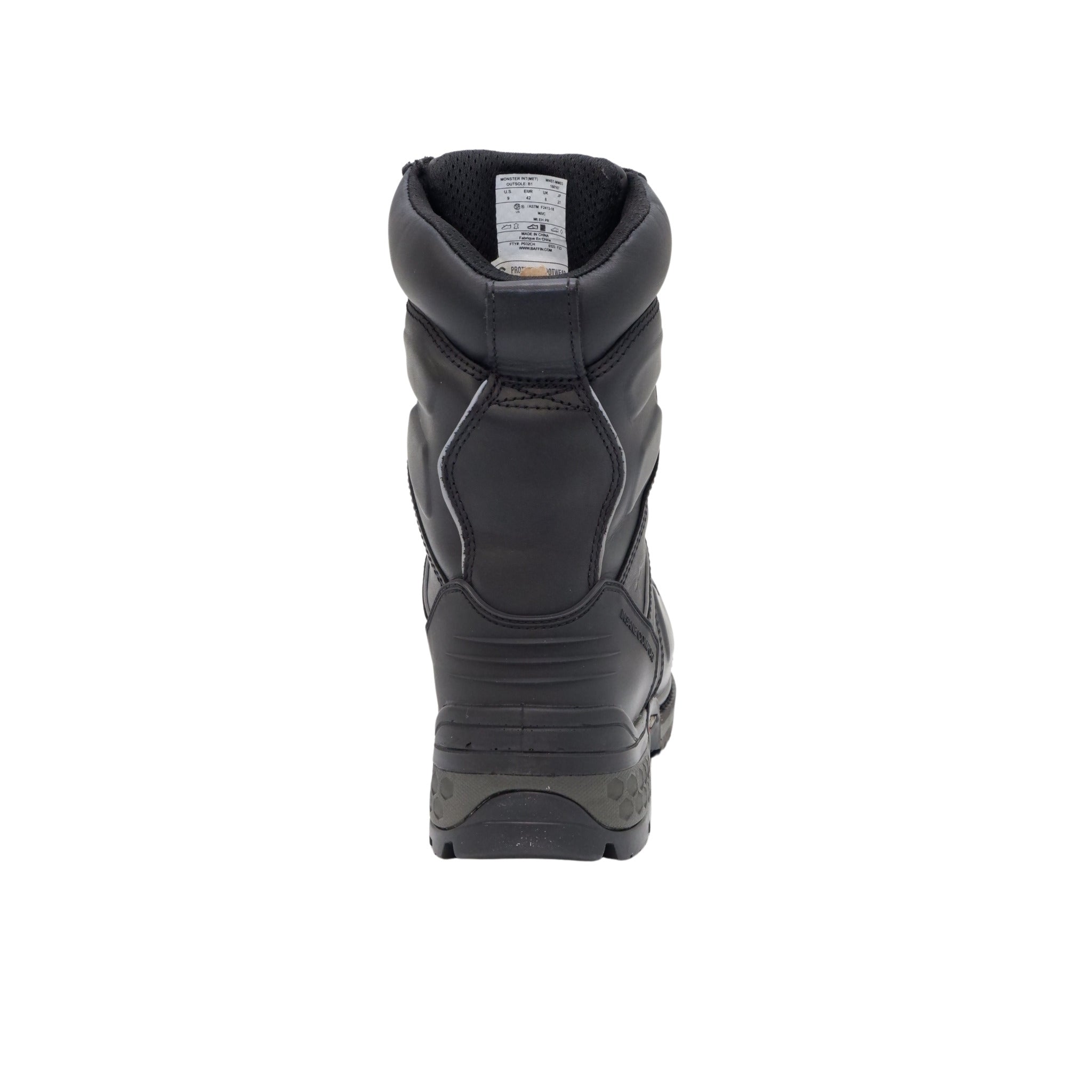 Top opening view of Baffin Monster Internal Metguard work boot.