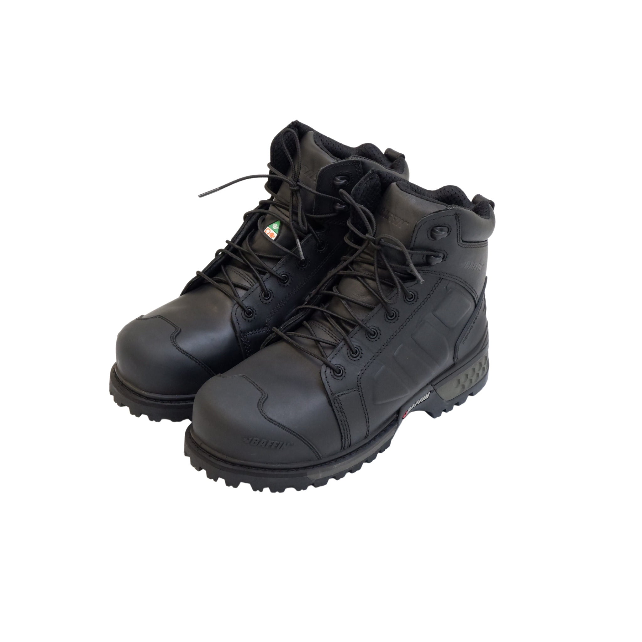 Pair of black Baffin Monster 6 composite toe work boots