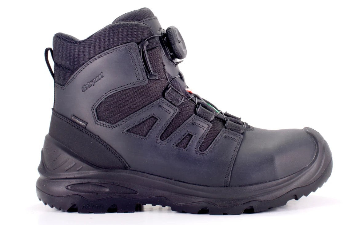Grisport BOA Boston 6 safety boot side profile black