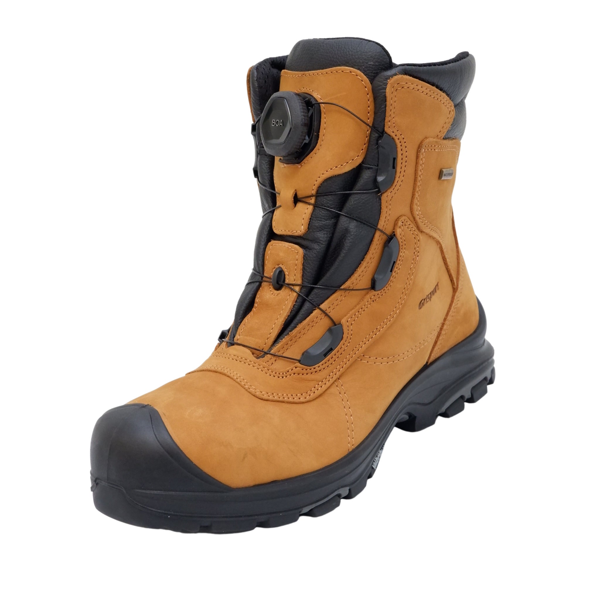 Angled side view of Grisport Desert 8 BOA safety boot