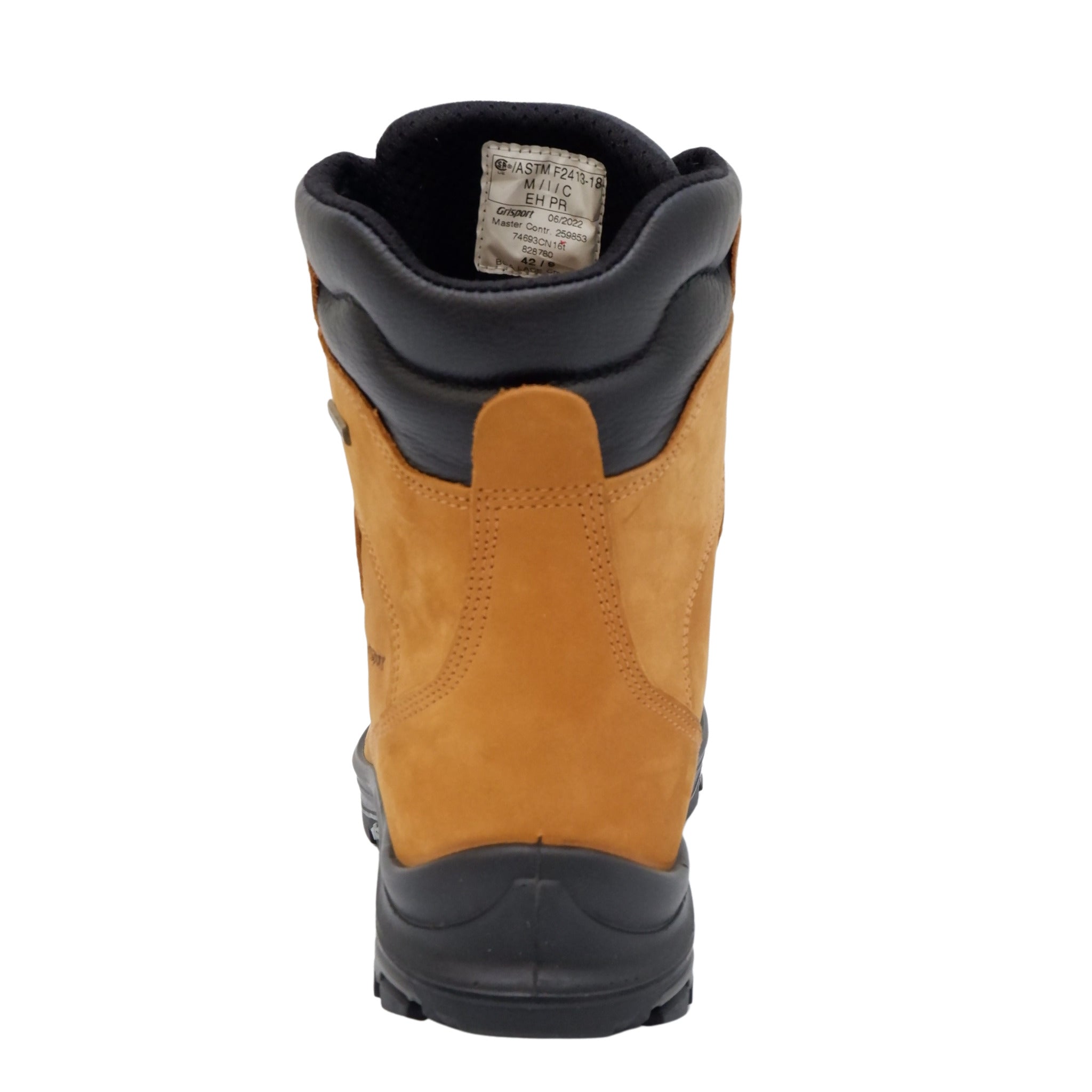 Side rear profile of Desert 8 safety boot