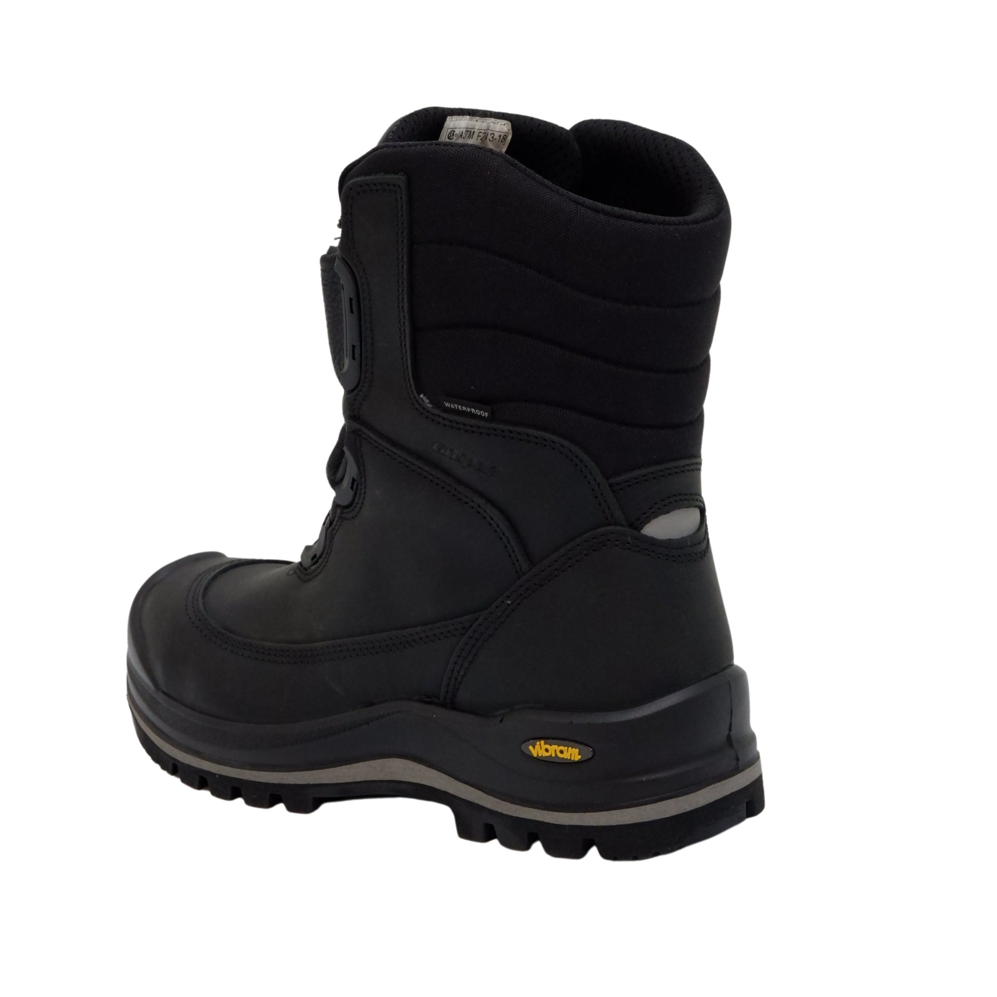 Rear side profile of insulated safety boot