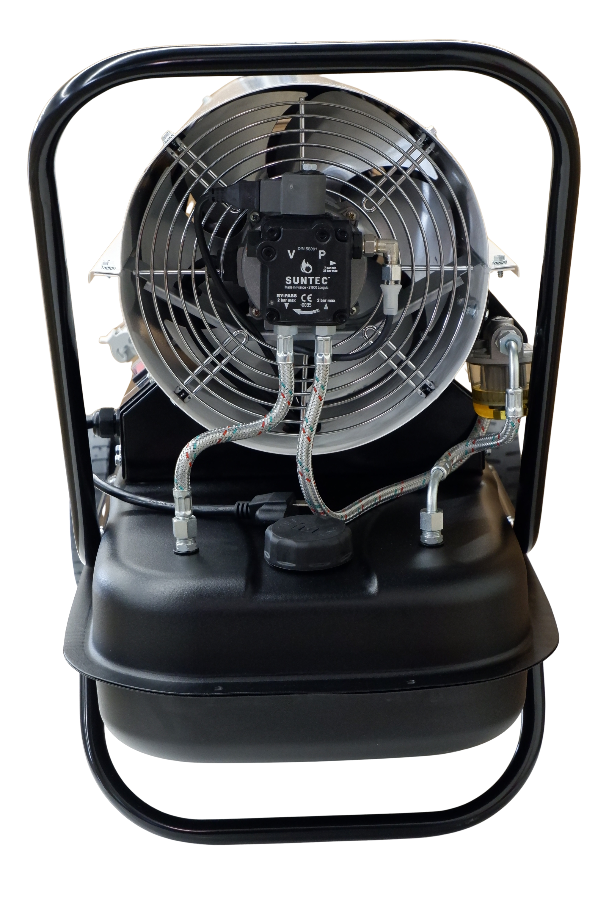 Heatstar HSP70ID indirect fired diesel heater back view