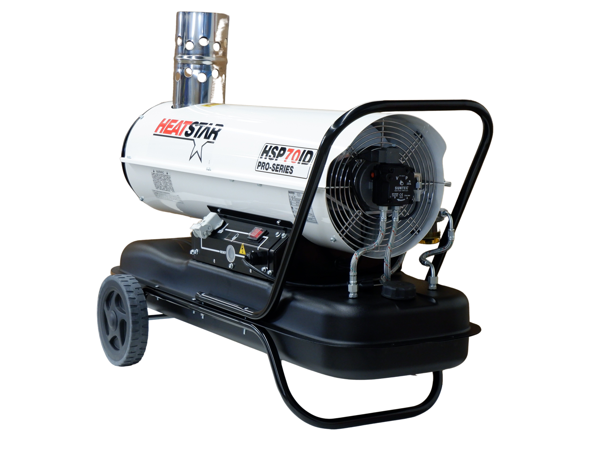 Heatstar HSP70ID indirect fired diesel heater side view