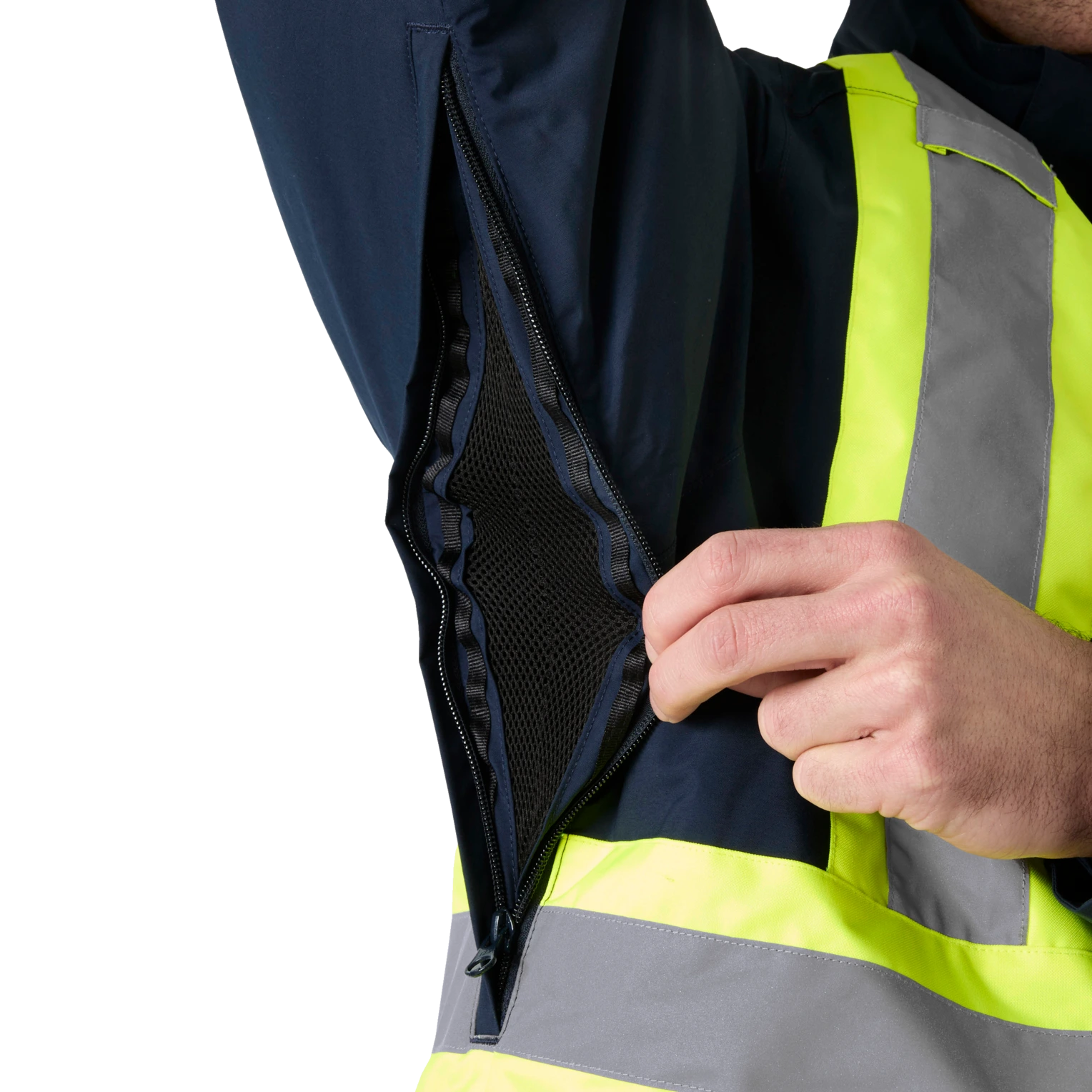 Side access zipper detail on Helly Hansen Alna Tundra parka