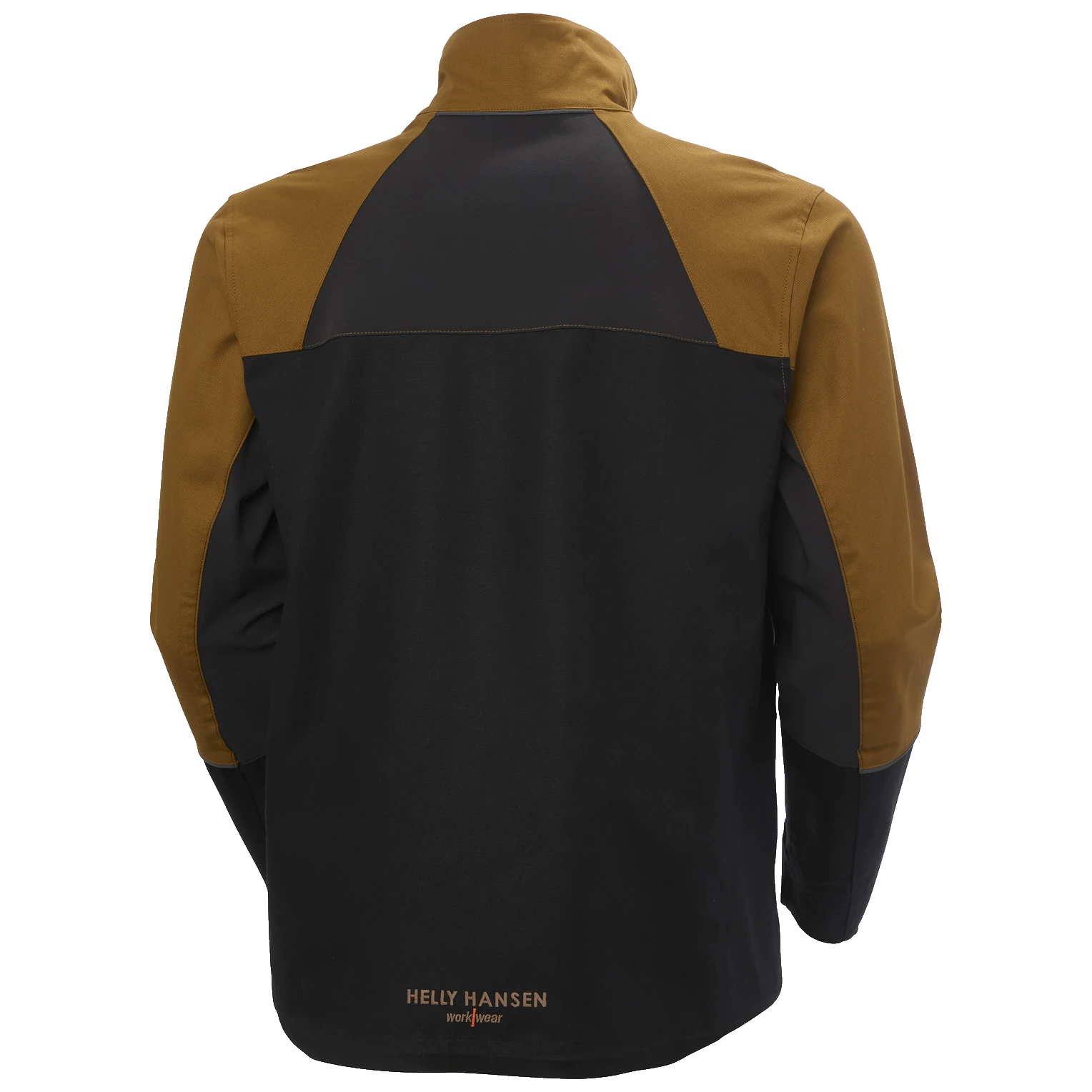 Helly Hansen Oxford 2.0 brown black work jacket back view
