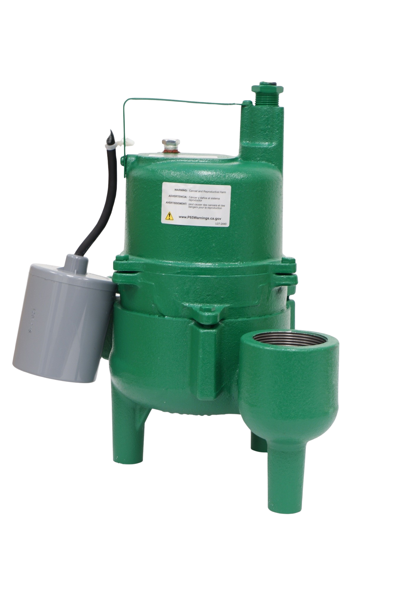 Cast iron Hydromatic SKV40AW1 sewage pump with power cord