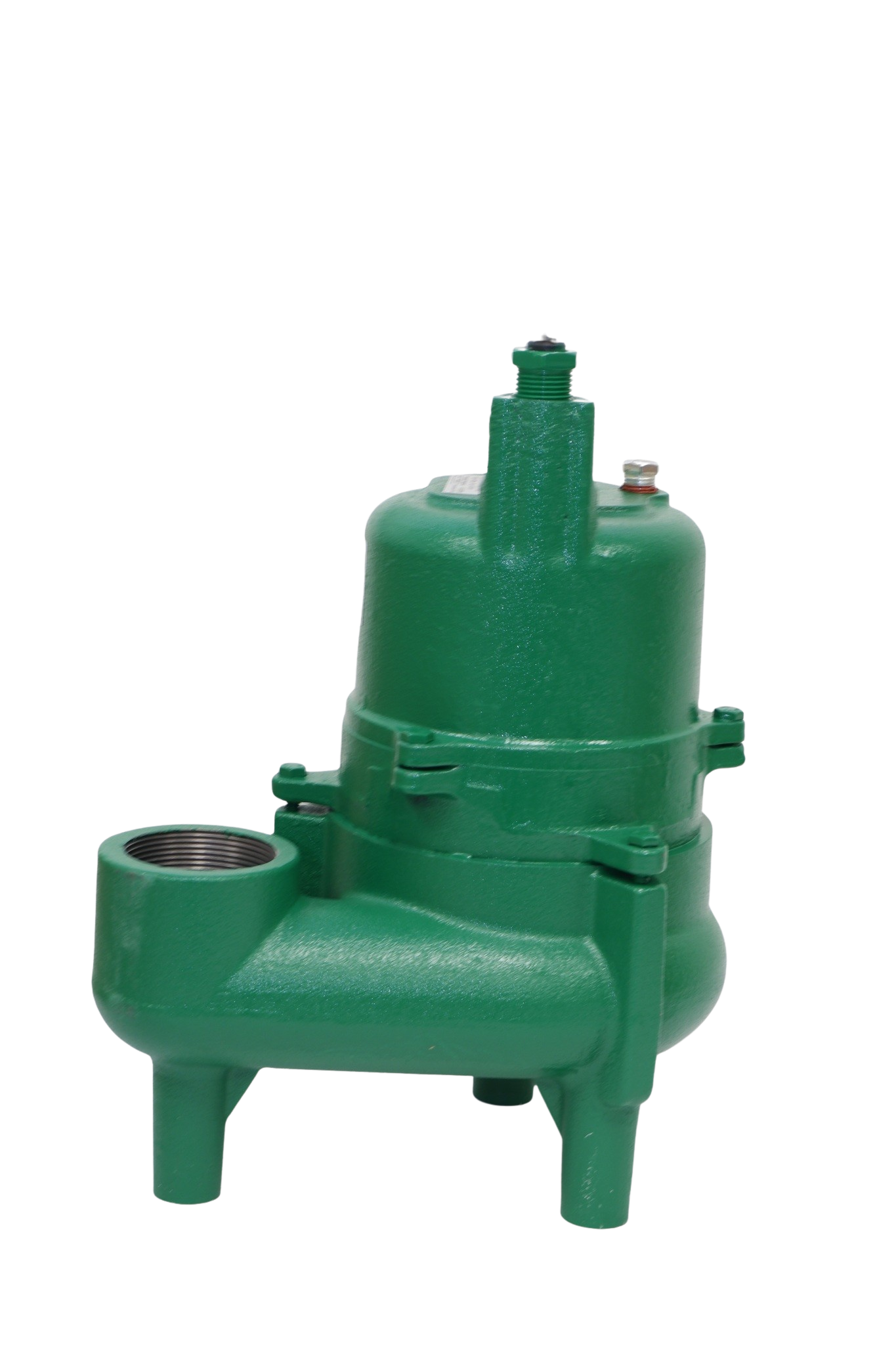 Hydromatic sewage pump with piggyback float switch attached