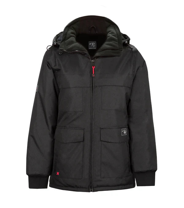 P&F PF489 Women’s Lined Waterproof Coat – Heavy-Duty Oxford Polyester, PU Lamination & Polar Insulation for Warm, Weatherproof Performance | Sizes XS-XL