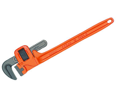 Steel Pipe Wrenches Heavy-Duty | Forged Carbon Steel Jaws, Ductile Iron Handle, Spring-Loaded Hook Jaw | Available in 12", 14", 18", and 24" Sizes