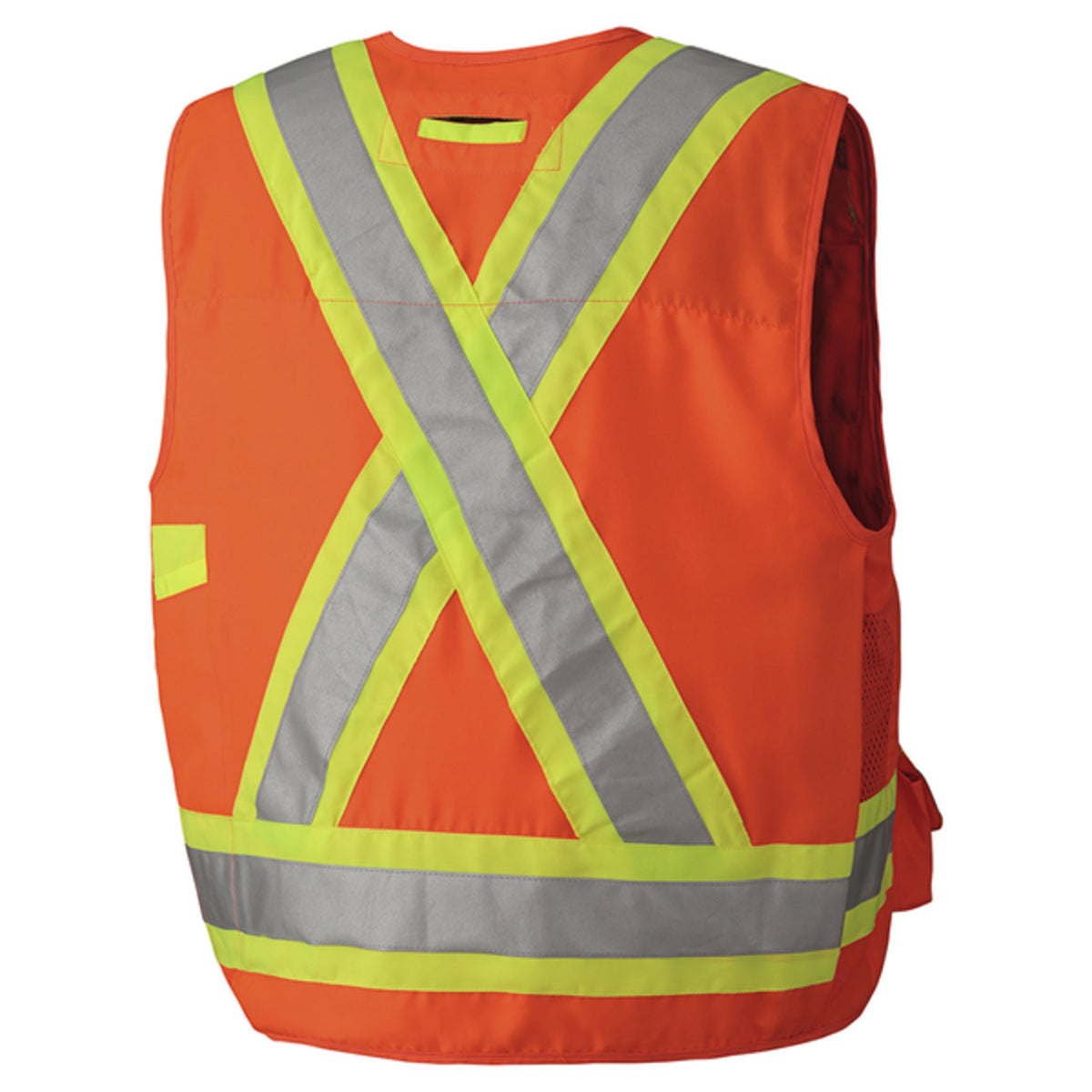 Pioneer Men's Hi Vis Safety Surveyor Vest | 150D Woven Twill Poly | CSA/ANSI Certified, StarTech Reflective, Multi-Pocket, Brass Closure (Models 6693, 6692, 6683, 6692N & 6692BK) | Sizes S–4XL - Items