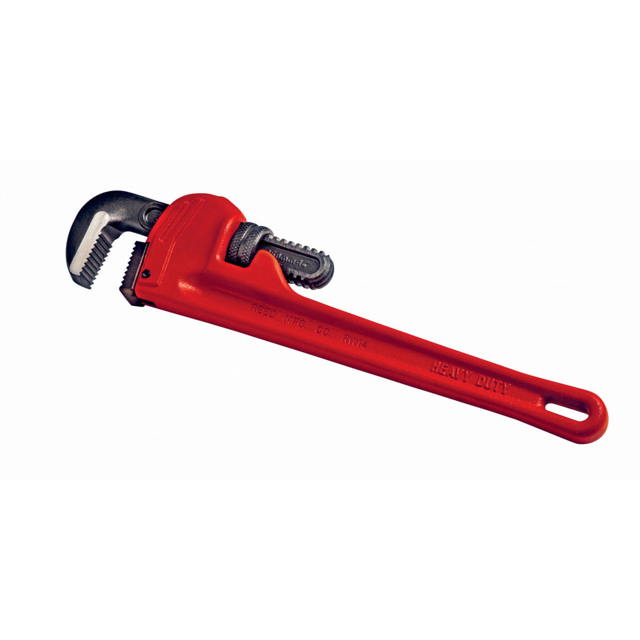 Red REED heavy duty straight pipe wrench