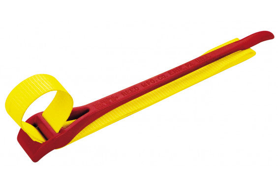 REED heavy duty strap wrench with non marring polyester strap