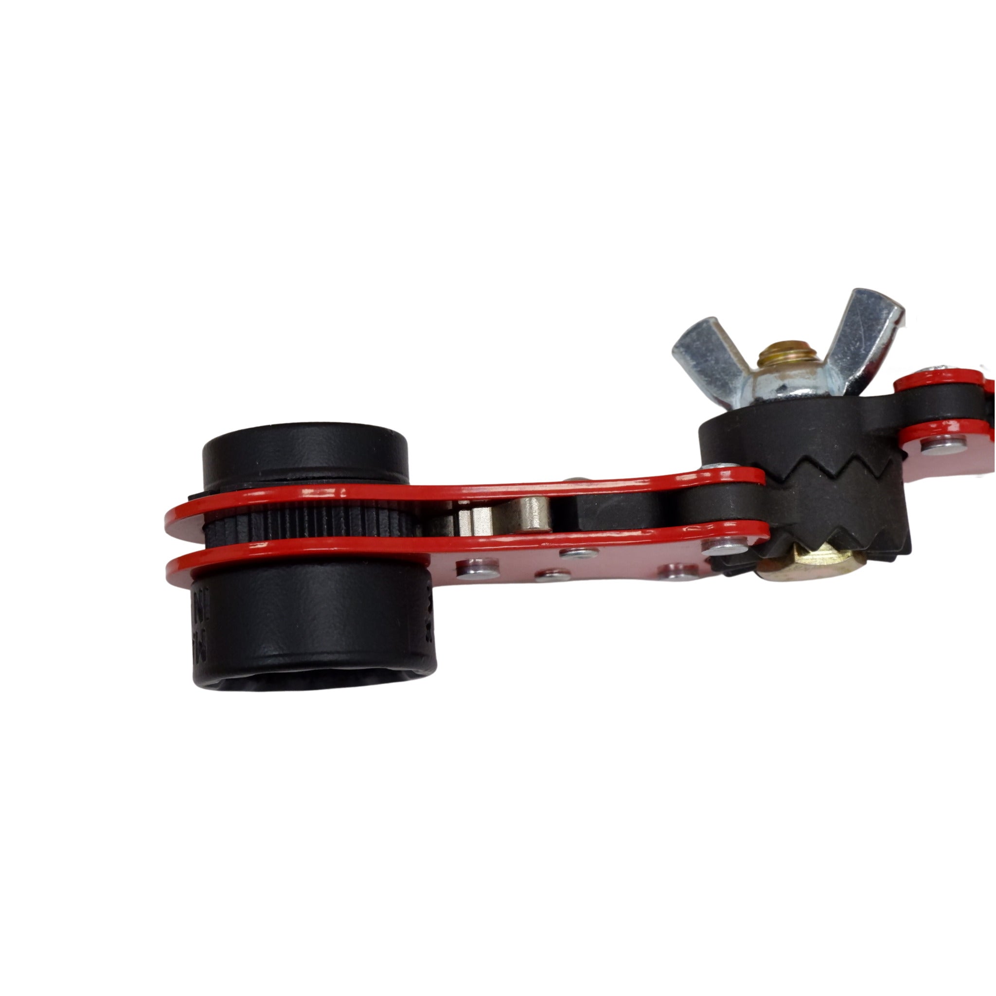 REED L2N1A thru-bolt wrench showing adjustable pivot head design