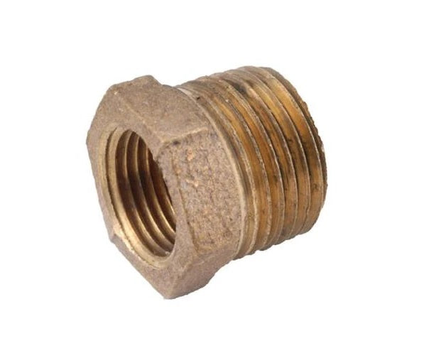 Brass Pipe Thread Adapter Fitting - FPT x MPT Reducer