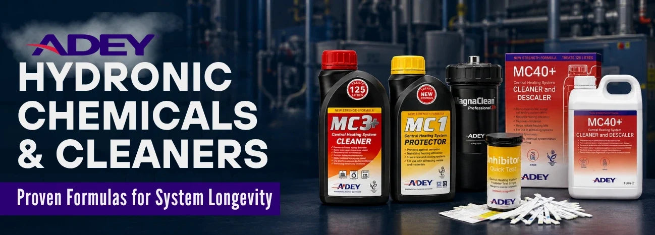 ADEY Hydronic Chemicals and Cleaners: Proven Formulas for System Longevity