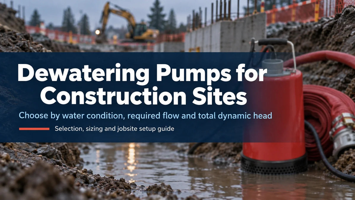 Dewatering Pumps for Construction Sites