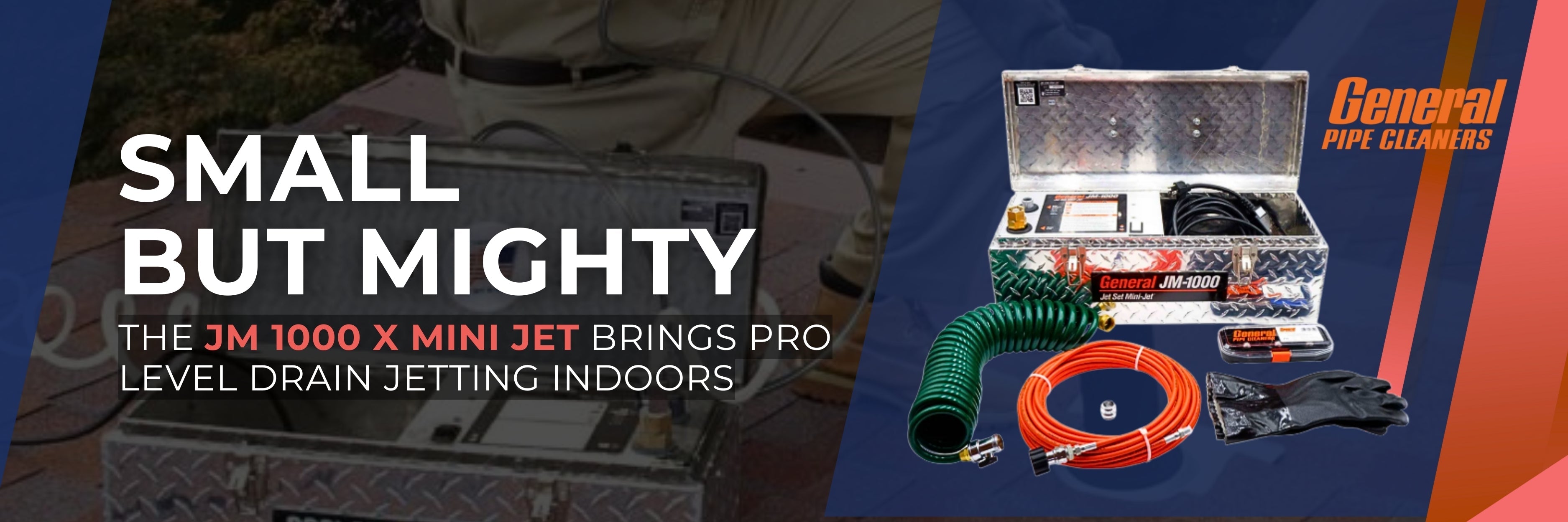 Small But Mighty: The JM-1000 X Mini-Jet™ Brings Pro-Level Drain Jetting Indoors