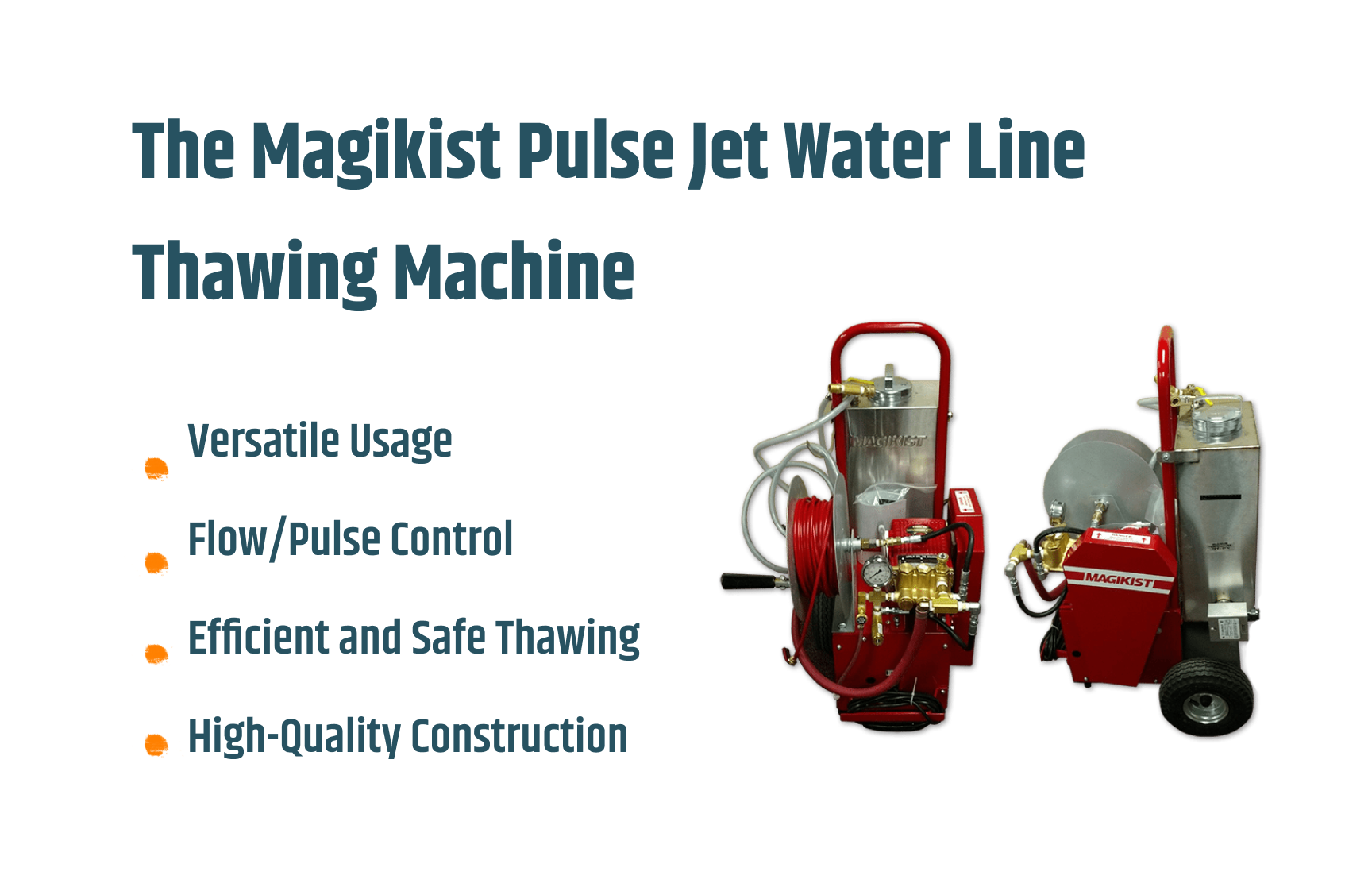 Introducing the Magikist Pulse Jet Water Line Thawing Machine: A Must-Have for Plumbers, Municipalities, and Maintenance Crews