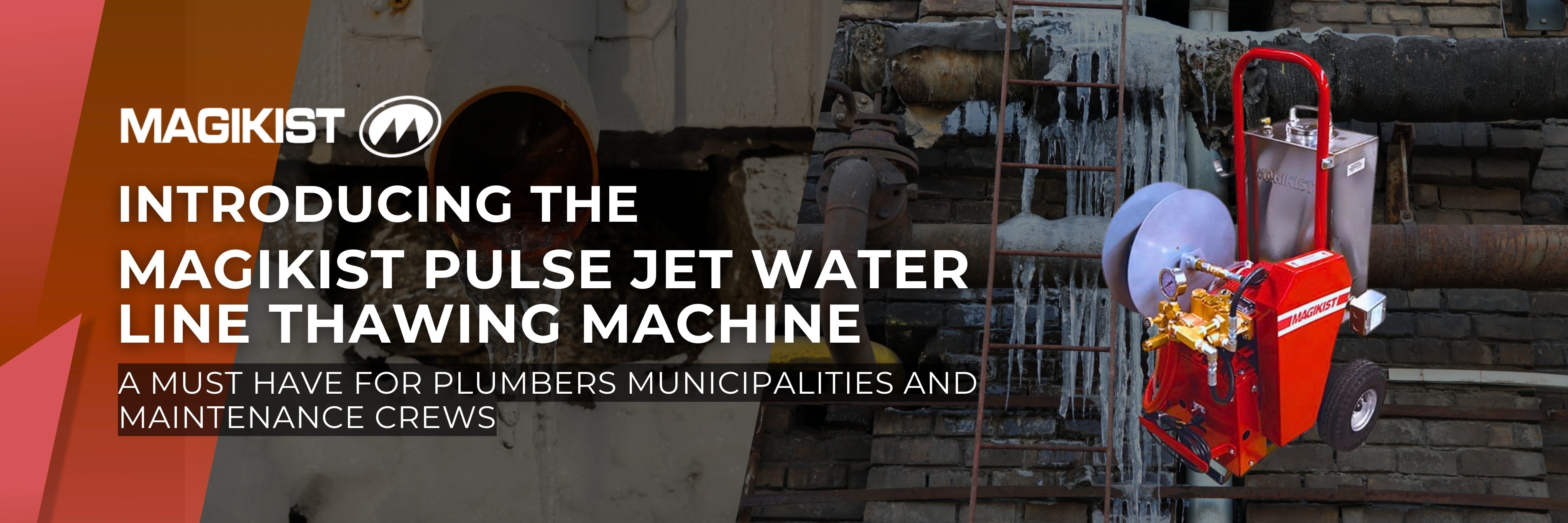Introducing the Magikist Pulse Jet Water Line Thawing Machine: A Must-Have for Plumbers, Municipalities, and Maintenance Crews