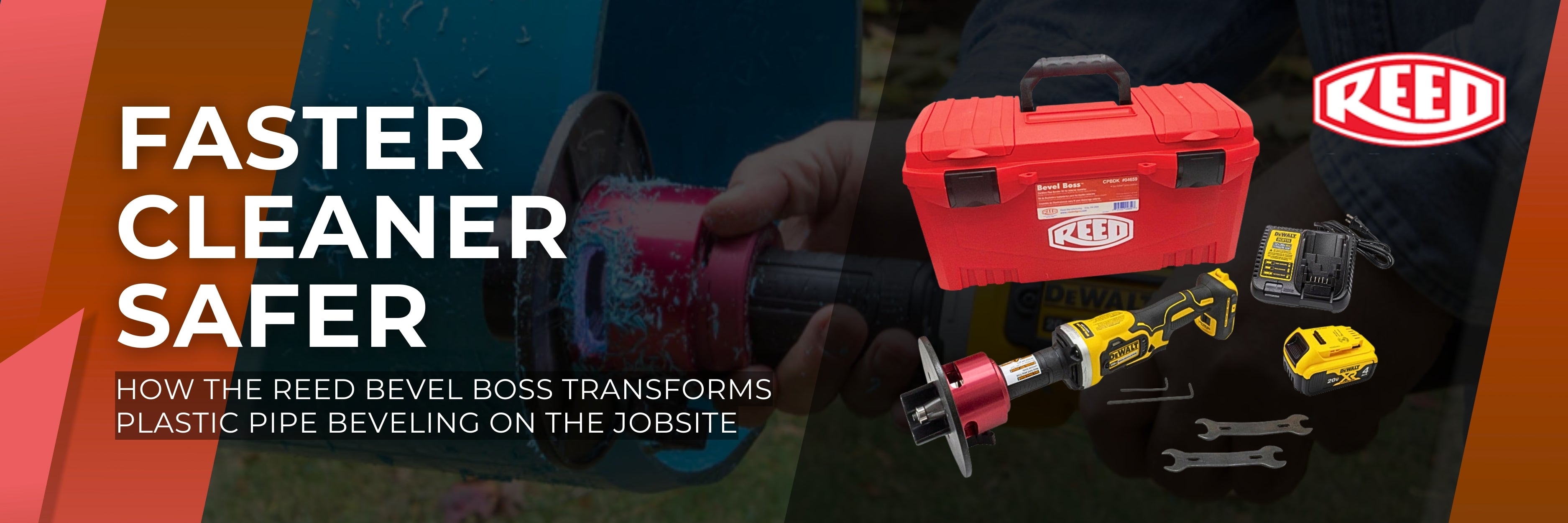 Faster, Cleaner, Safer: How the REED Bevel Boss® Transforms Plastic Pipe Beveling On the Jobsite
