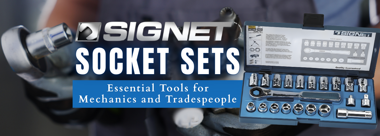 Signet Socket Sets Essential Tools for Mechanics and Tradespeople