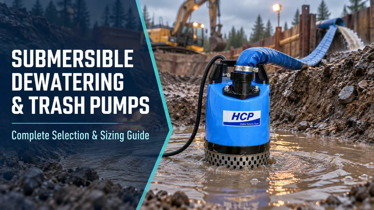 Submersible Dewatering & Trash Pumps