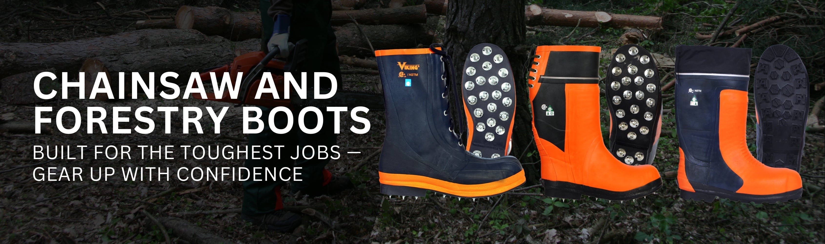 Chainsaw and Forestry Boots