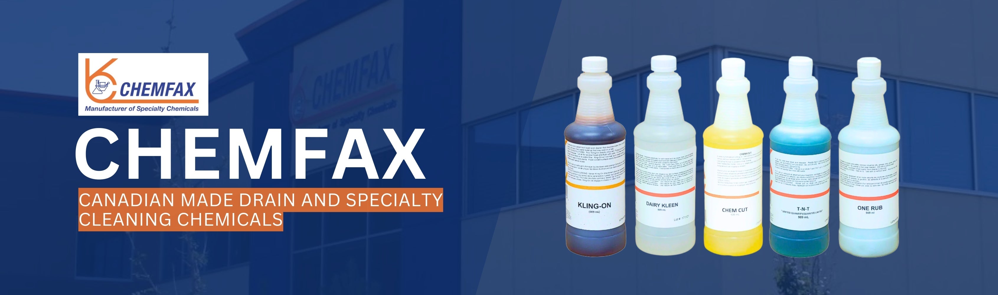Chemfax – Shop Chemicals & Cleaners Banner