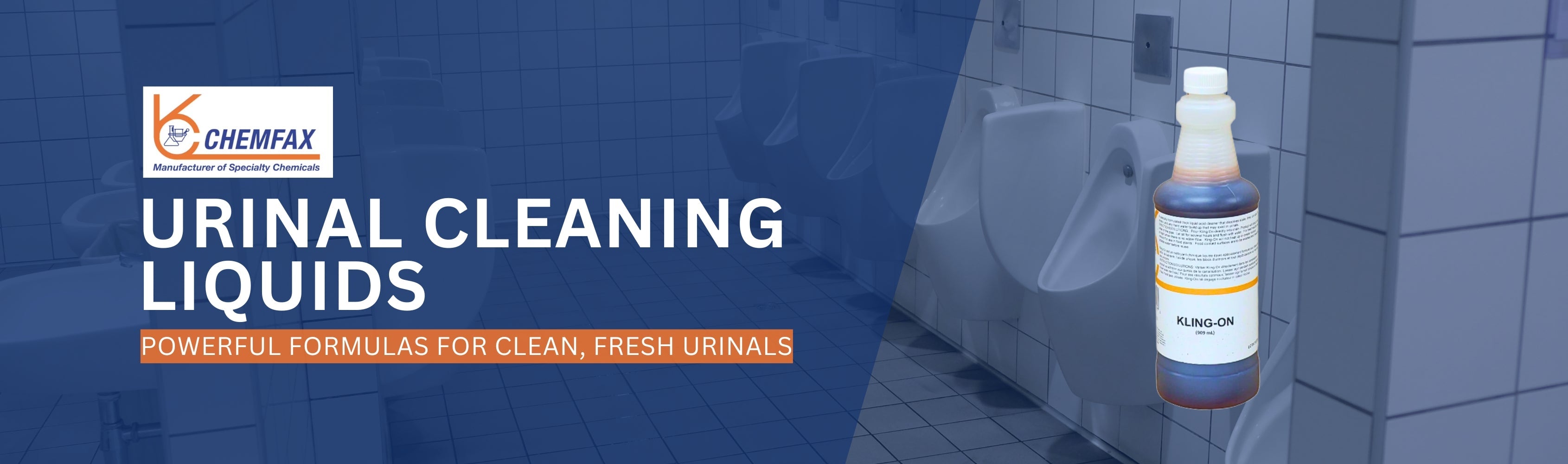 Chemfax - Urinal Pucks and Liquids Banner
