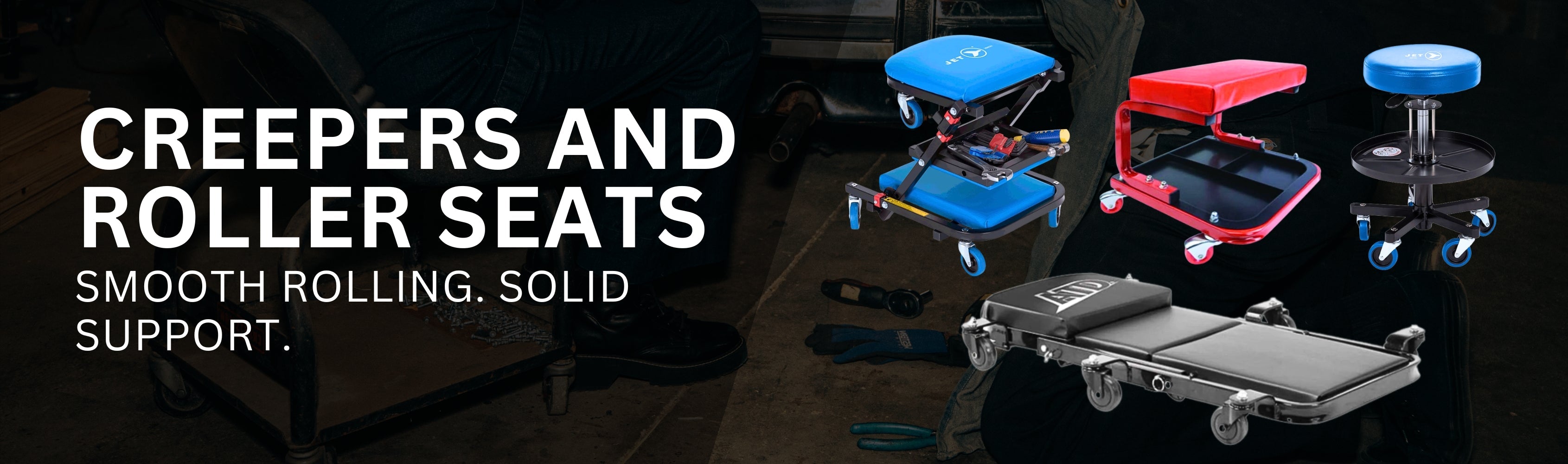 Creepers & Roller Seats – Comfortable Garage Essentials