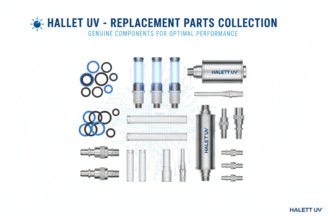 Hallett - UV Replacement Parts Banner