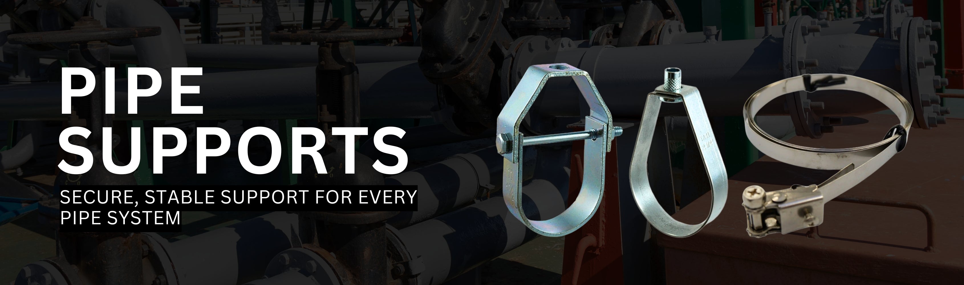 Pipe Supports Banner