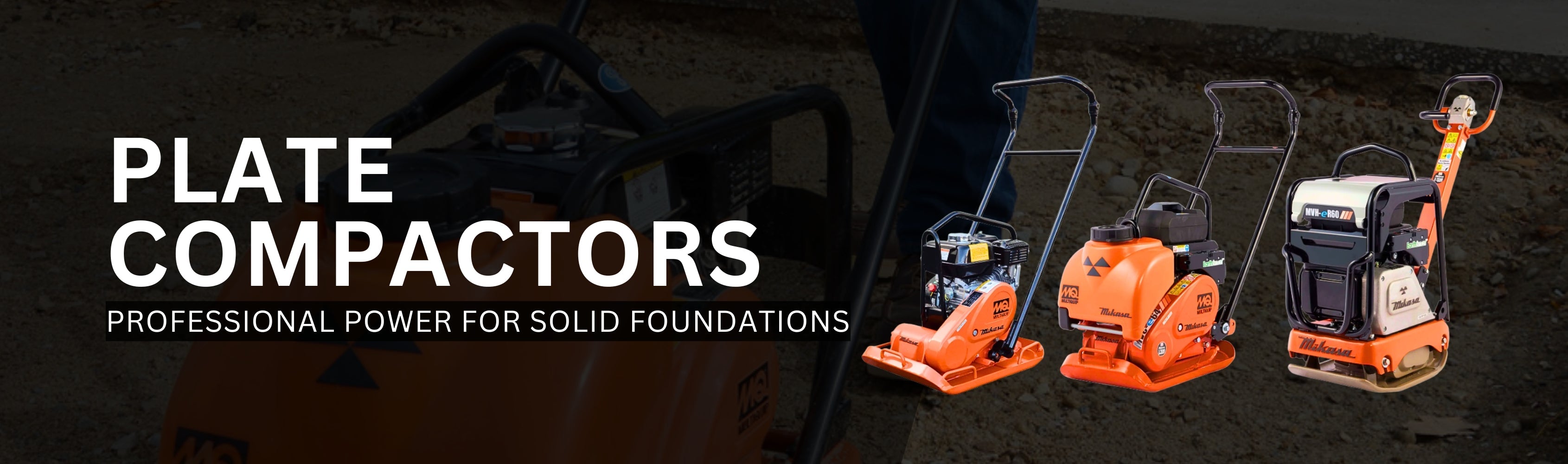 Plate Compactors Banner