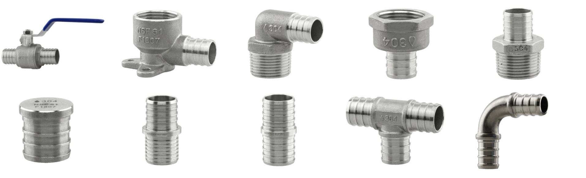 Stainless Steel PEX Fittings