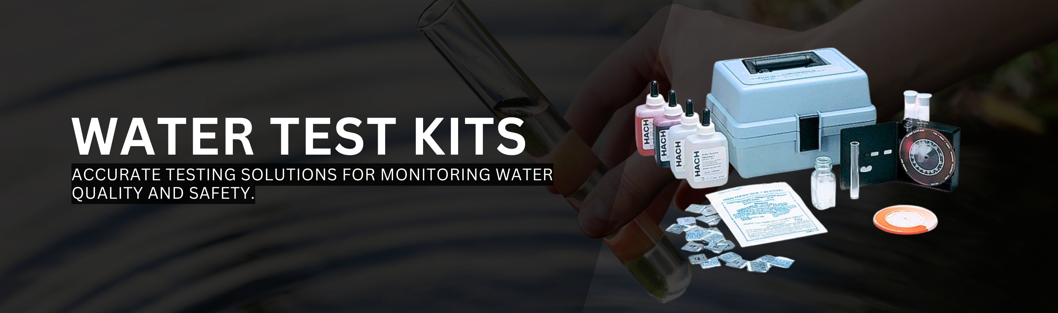 Water Test Kits Banner