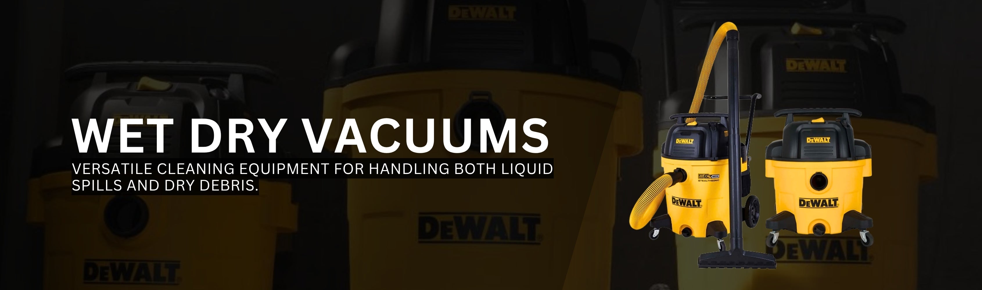 Wet Dry Vacuums Banner