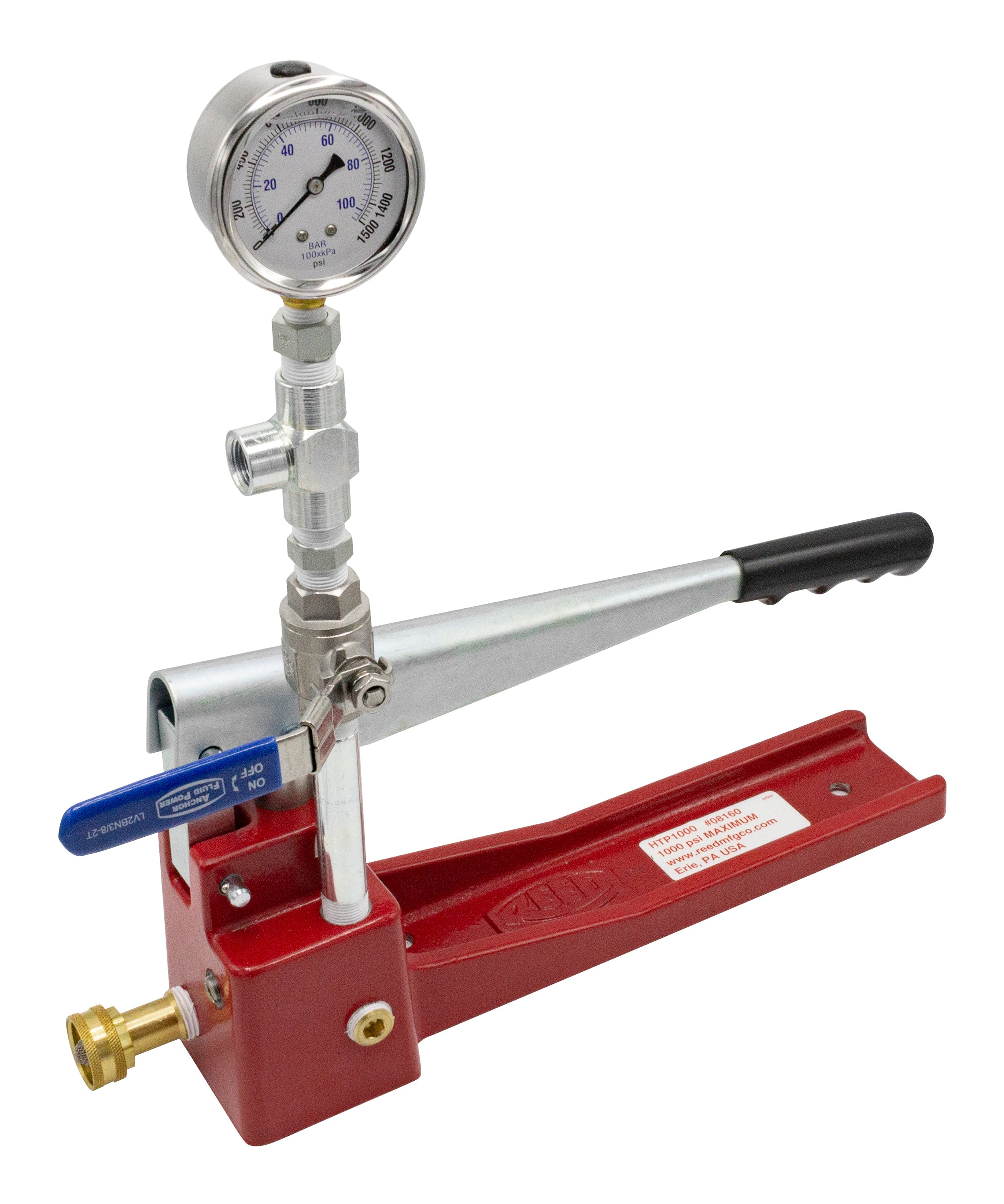 Reed Manual Hydrostatic Test Pump