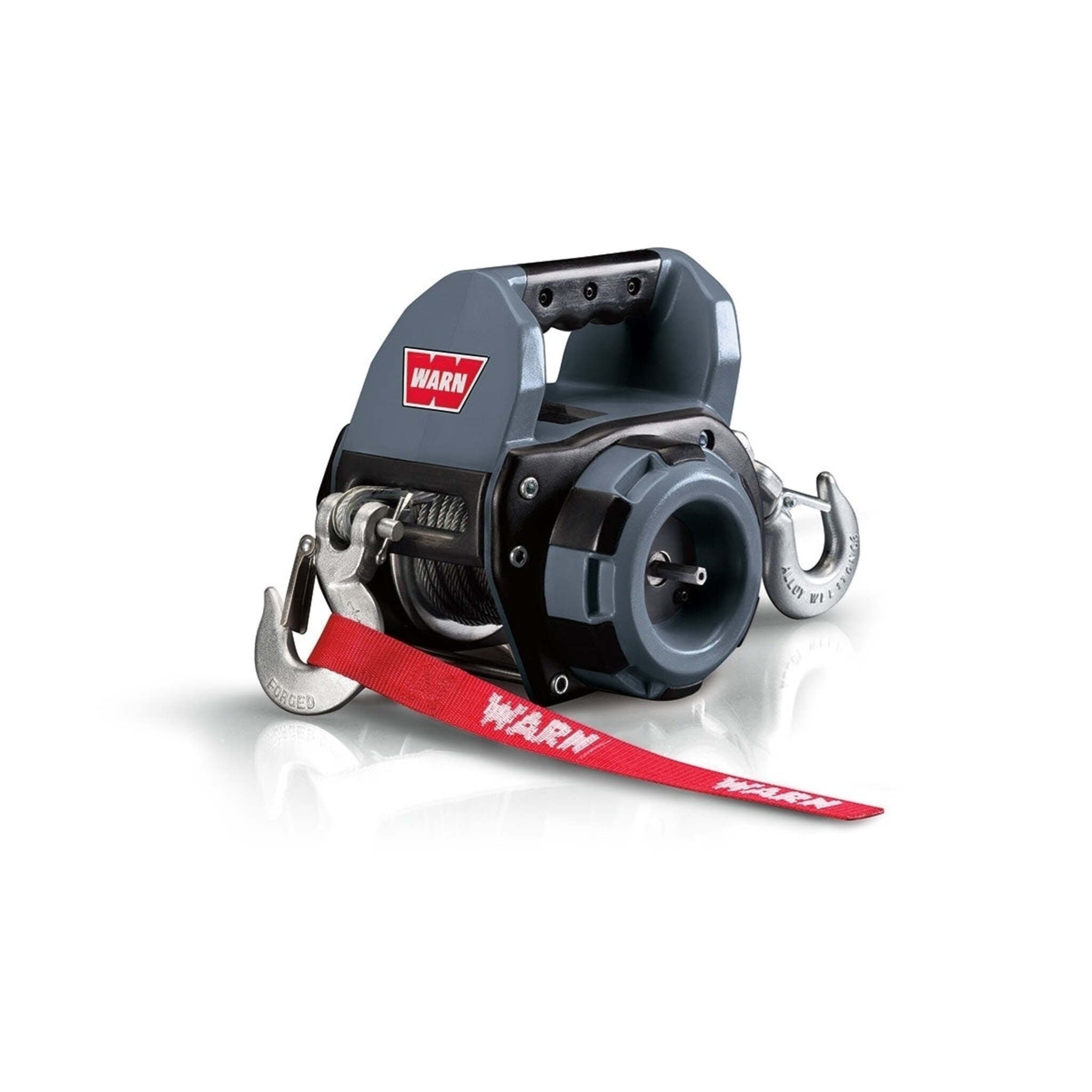 Warn Drill Winch with 40 Ft Rope - 750 Lbs Capacity - UL Listed, Heavy Duty, Portable, Steel/Synthetic Options, 50% More Power, Easy Operation