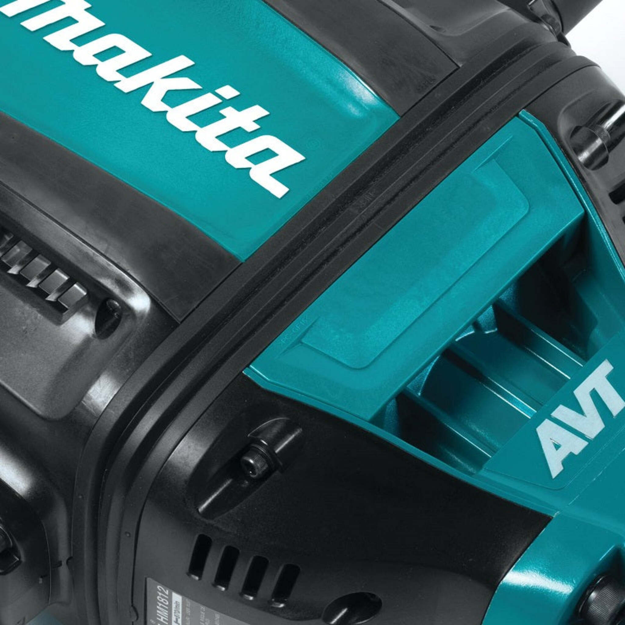 Makita HM1812 Breaker Hammer 70 lbs: Max Demolition Power, 72.8 J Impact Energy, Anti-Vibration Tech, Soft Start, LED Indicators, Dust-Free Operation