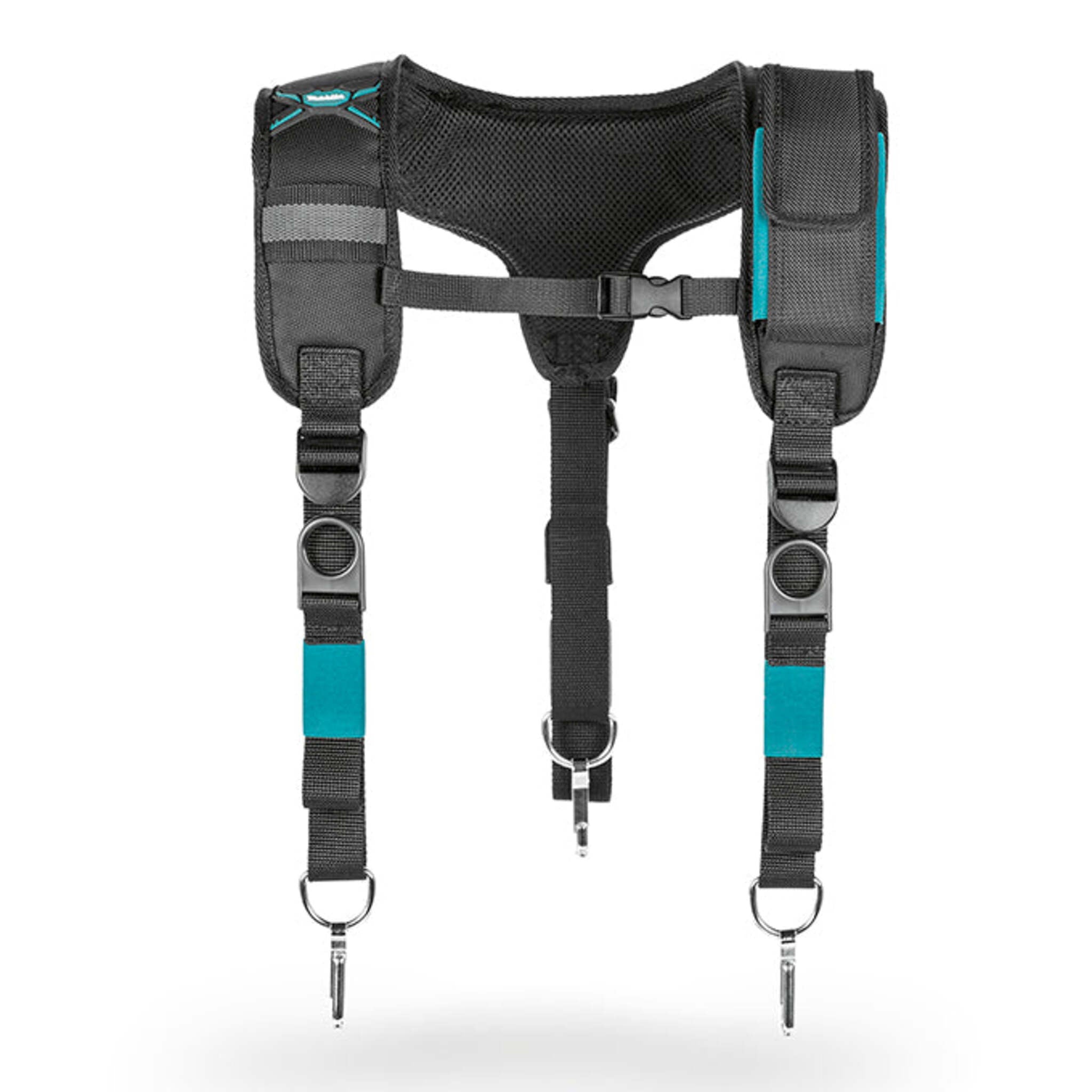 Makita TH3 Ultimate Padded Braces with Adjustable Straps & Phone Holder for Tool Belts | Heavy-Duty 1680D Polyester for Maximum Comfort & Support on Job Sites